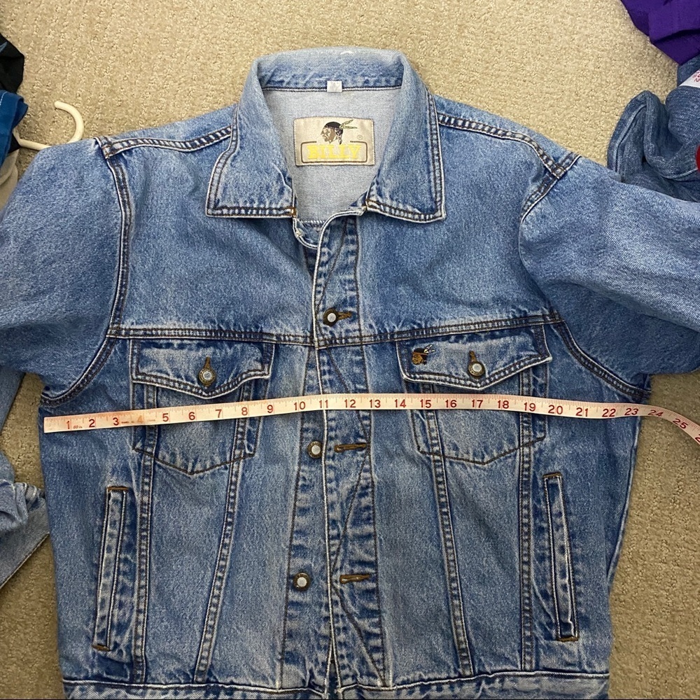 Billy Jean Denim Jacket Size XL - Picture 6 of 8